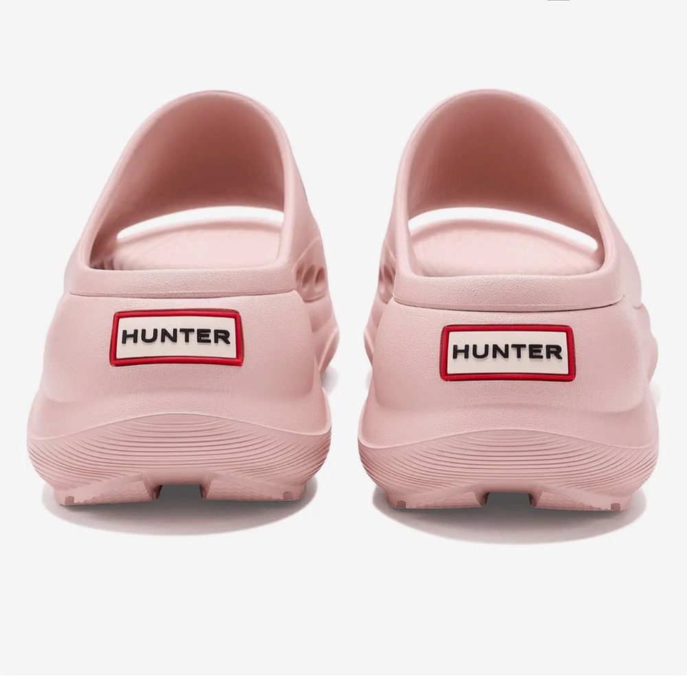 Hunter Light Pink Slide Clogs